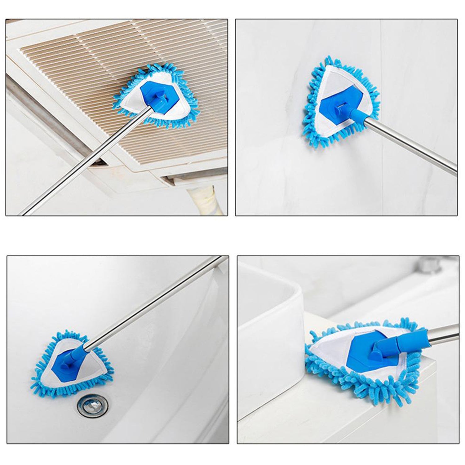 6001 Stainless Steel Road Adjustable Triangle Mop Used for Cleaning Dusty and Wet Floor Surfaces and Tiles. 6001 Stainless Steel Road Adjustable Triangle Mop Used for Cleaning Dusty and Wet Floor Surfaces and Tiles.